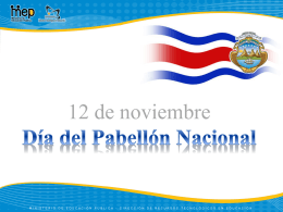 12 de noviembre Día del Pabellón Nacional