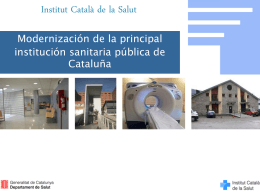 ICS en cifras - Generalitat de Catalunya
