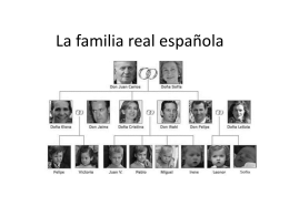 La familia real española