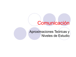 Comunicación - Nuestras Clases