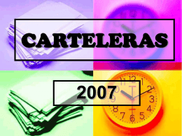 CARTELERAS - maestrasdelcorazon