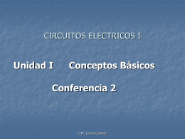CIRCUITOS ELÉCTRICOS I