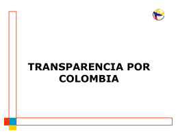 TRANSPARENCIA POR COLOMBIA