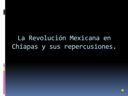 Chiapas durante la Revolución