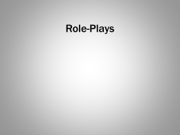 Role-Plays