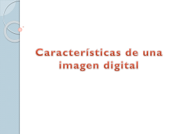 Características de una imagen digital