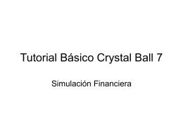 Tutorial Básico Crystal Ball 7 - Inicio -