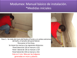 Modumex Manual básico de instalación