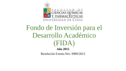 Fondo de Desarrollo Académico (FIDA)