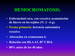 HEMOCROMATOSIS.