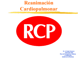 Reanimación Cardiopulmonar - PAHO/WHO