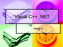 Visual C++ .NET