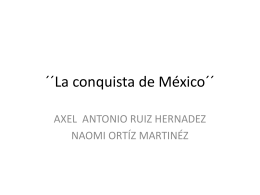 {La conquista de México