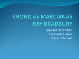 CRÓNICAS MARCIANAS RAY BRADBURY