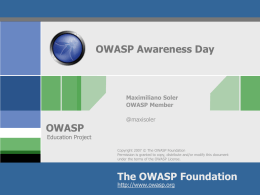 OWASP Awareness Day
