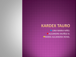 KARDEX TAURO - linamnc