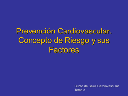 Salud y Sistema Cardiovascular