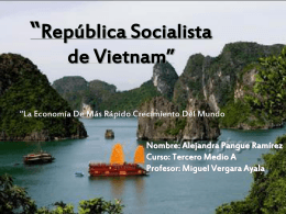 República Socialista de Vietnam”