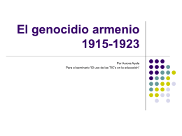 El genocidio armenio