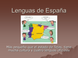 Lenguas/Idiomas de España