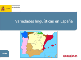 Variedades lingüísticas en España