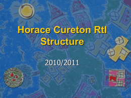 Horace Cureton RtI Structure