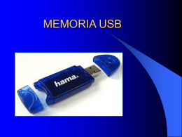 MEMORIA USB - MURAL - Student homepages at