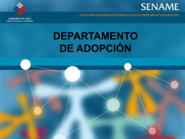 Diapositiva 1 - SENAME SERVICIO NACIONAL DE