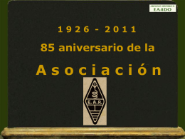 El naciminero de la Asociación E.A.R. en 1926