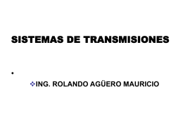 III. SISTEMA DE TRANSMISION MECANICA STM