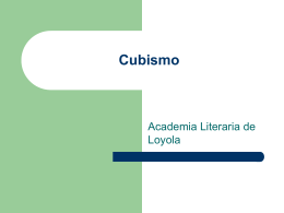Cubismo - Academia Literaria de Loyola