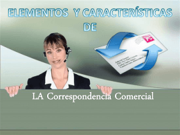 ELEMENTOS DE LA CARTA COMERCIAL