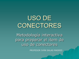 USO DE CONECTORES - Portal RMM