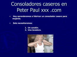 Consoladores caseros en Peter Paul xxx .com