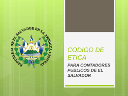 CODIGO DE ETICA - CONTABILIDADFINANCIERAICI2013