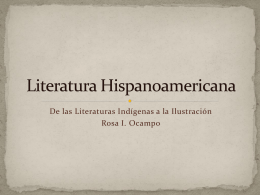 Literatura Hispanoamericana - California State University