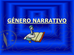 GENERO NARRATIVO - Portal RMM