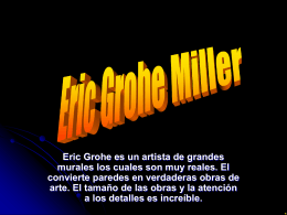 los colores de los murales Eric Grohe Miller