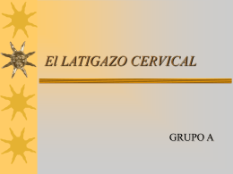 El LATIGAZO CERVICAL - Universidad de Castilla