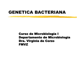 GENETICA BACTERIANA - Avindustrias Guatemala