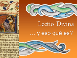 Lectio Divina - Somos Vicencianos