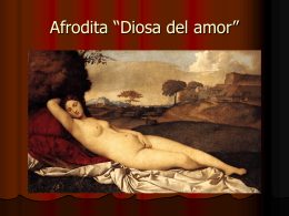 Afrodita “Diosa del amor