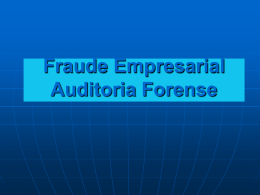 Fraude Empresarial