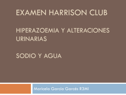 Examen harrison club hiperazoemia y alteraciones urinarias