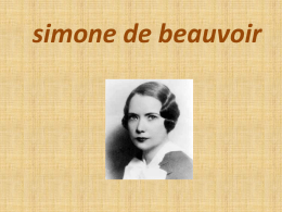 Simone de Beauvior”