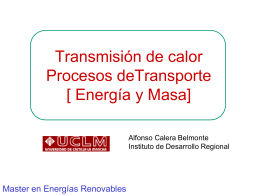 Transferencia de Calor - Universidad de Castilla