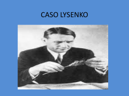 CASO LYSENKO