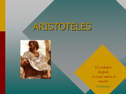 ARISTOTELES - pagina principal