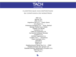 Diapositiva 1 - Tach Consulting