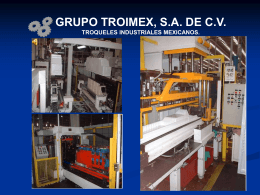 GRUPO TROIMEX, S.A. DE C.V.